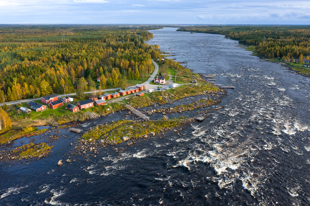 Le rapide di Kukkola sul fiume Tornio
